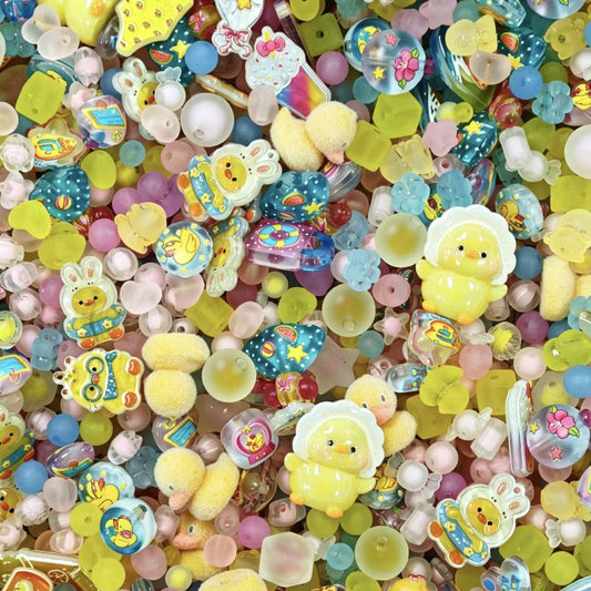 Acrylic Beads - Duckyyy  (for beaded pen, keychains, phone chains)