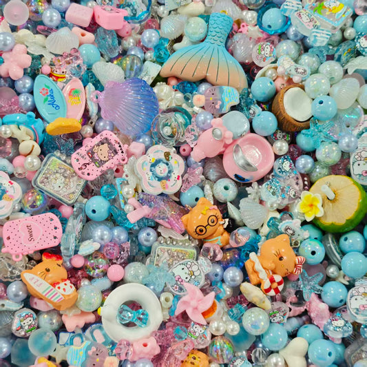 Acrylic beads - Holiday HK (for beadable pens, keychains, phone chains)