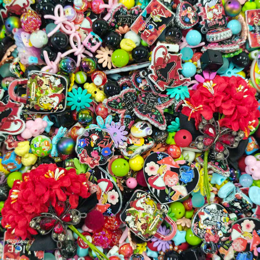 Acrylic Beads -Alice (for beadable pens, keychains, phone chains)