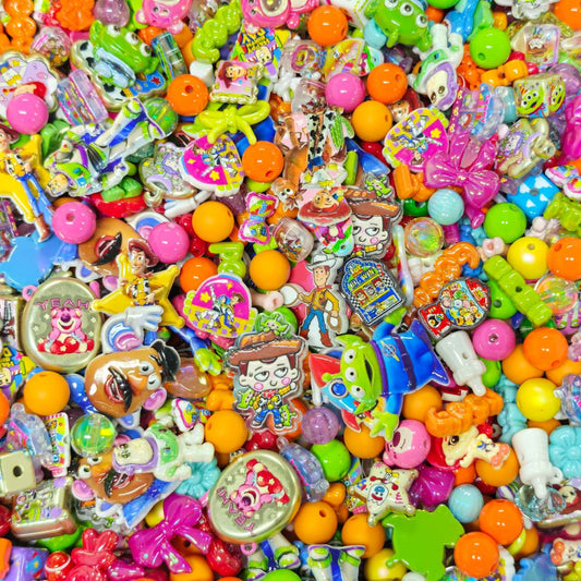 Acrylic Beads -Toy Story (for beaded pen, keychains, phone chains)