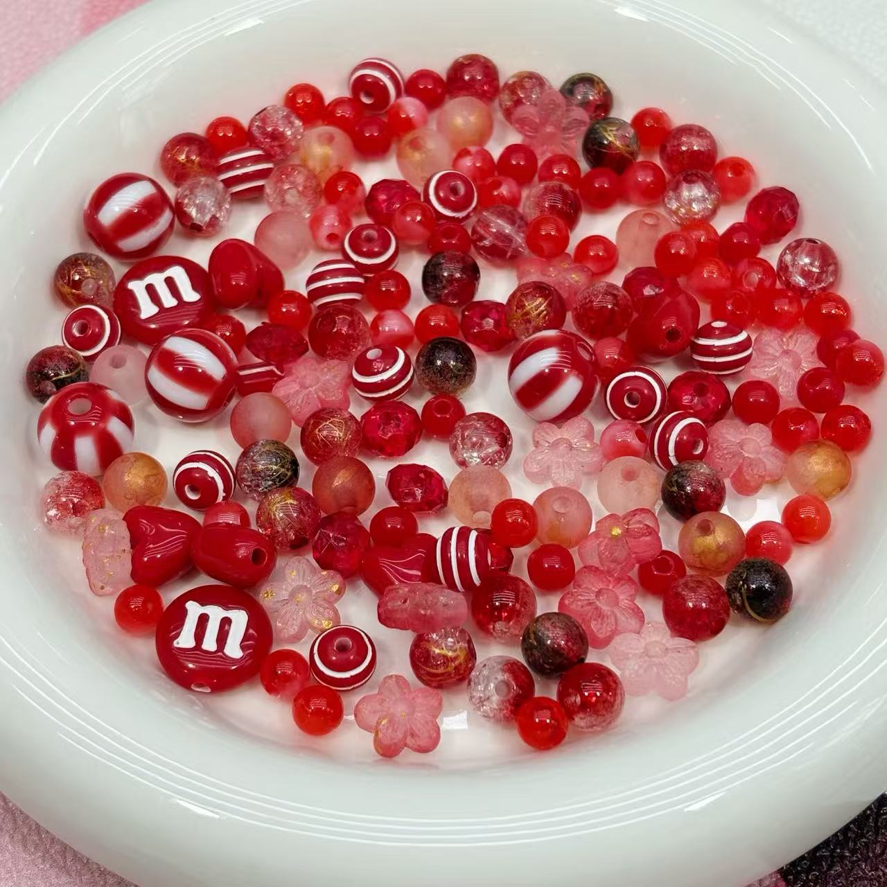 [BIG SALE] All Spacer Beads (50ml only $2)(very useful spacer, for keychains, bracelets, phone chains etc))