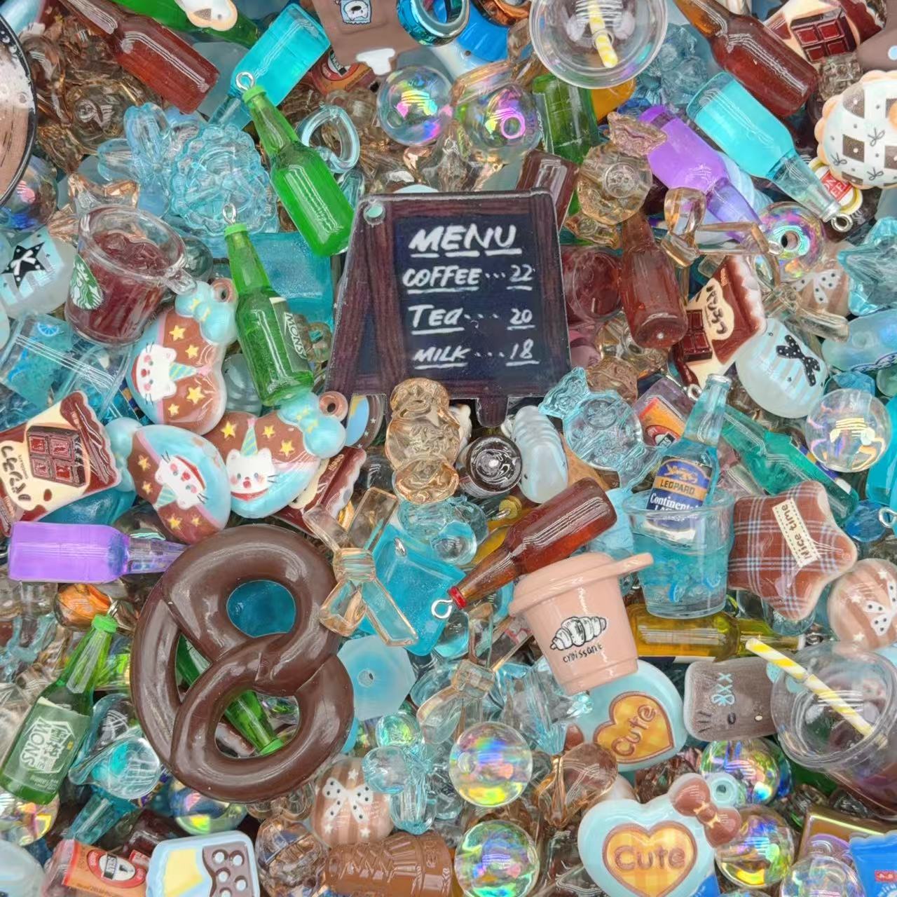 Acrylic Beads -Shop by sea (for beaded pen, keychains, phone chains)