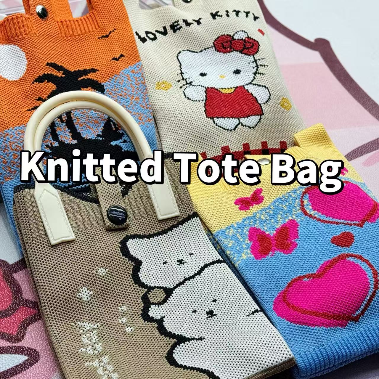 Lucky game-Knitted Tote Bag