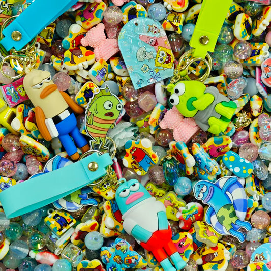 Acrylic Beads -Bikini bottom (for beaded pen, keychains, phone chains)