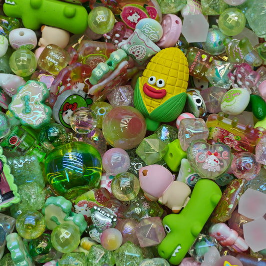 Acrylic beads-spring 3.0 (for beadable pens, keychains, phone chains)