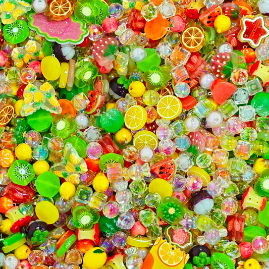 Acrylic Beads -All fruit 2.0 (for beaded pen, keychains, phone chains)