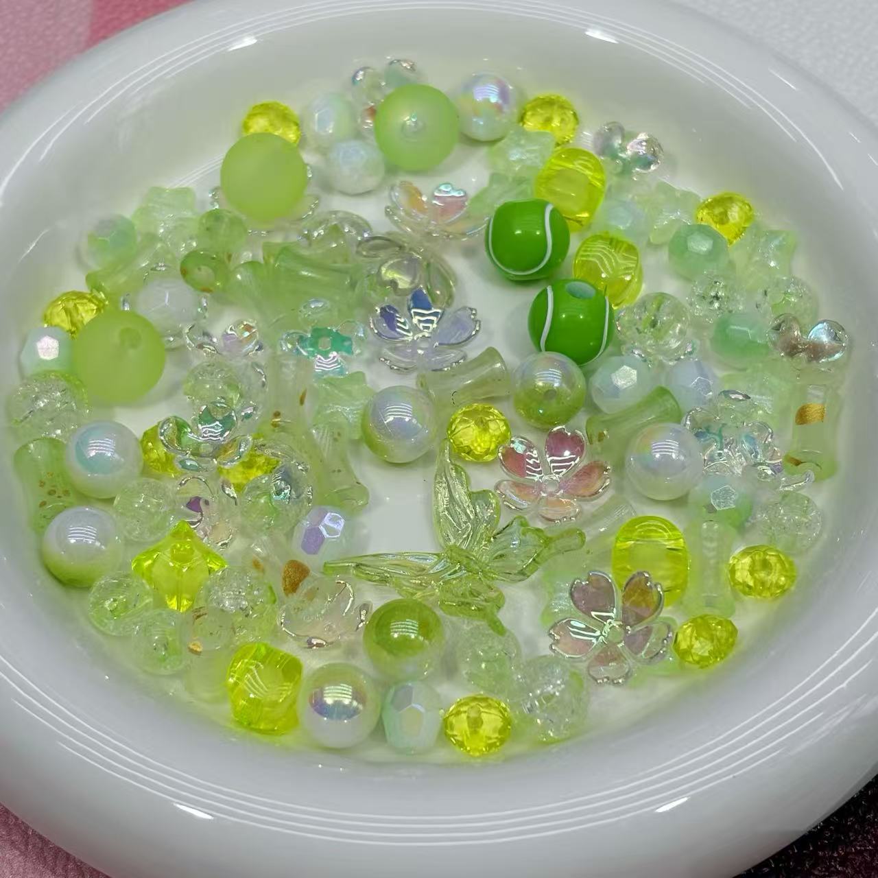 [BIG SALE] All Spacer Beads (50ml only $2)(very useful spacer, for keychains, bracelets, phone chains etc))