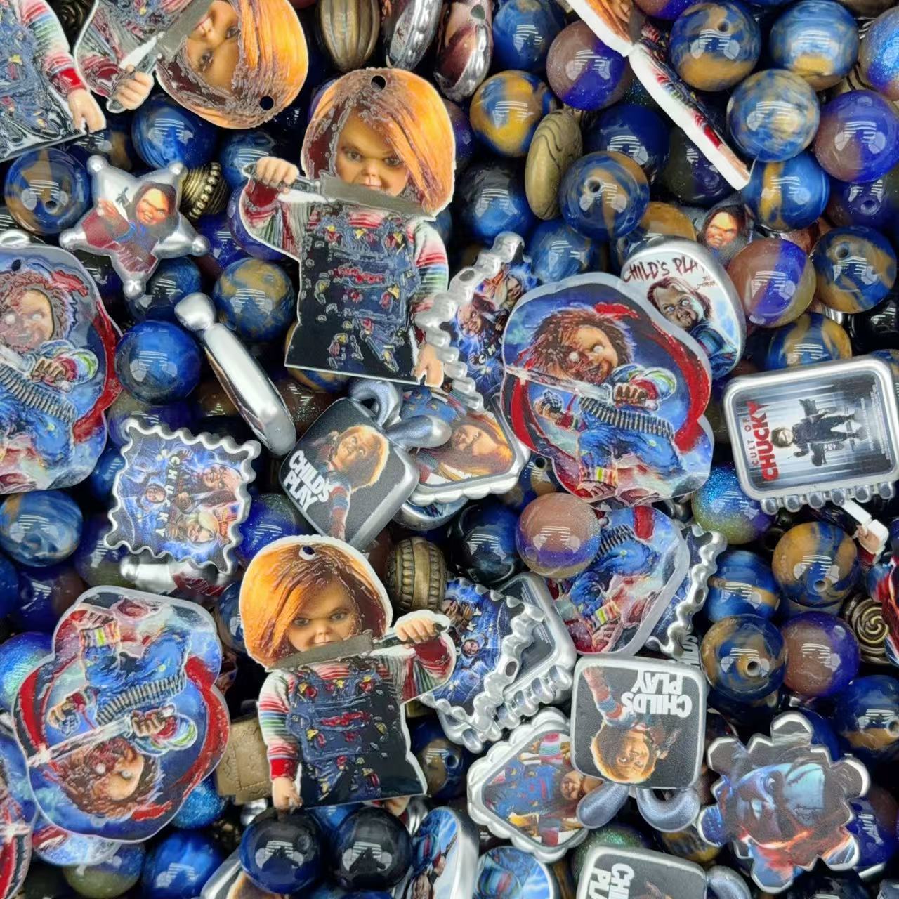 Acrylic Beads -Chucky (for beaded pen, keychains, phone chains)