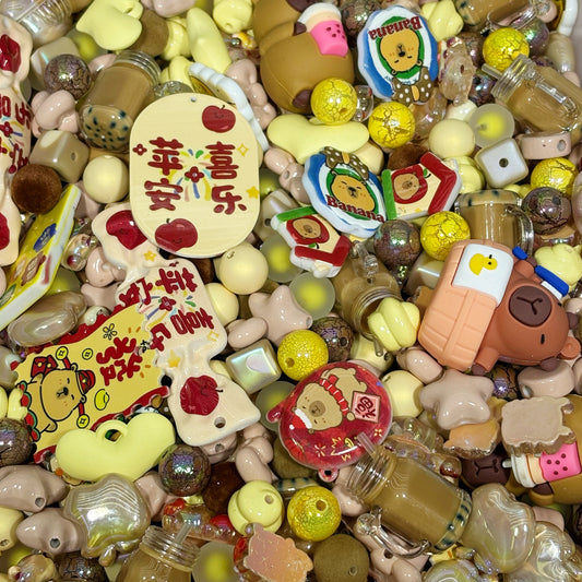 Acrylic beads-Capybara(for beadable pens, keychains, phone chains)