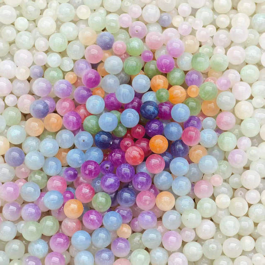 Crazy BOGO！ Resin beads - Color changing white mix (for beadable pens, keychains, phone chains)