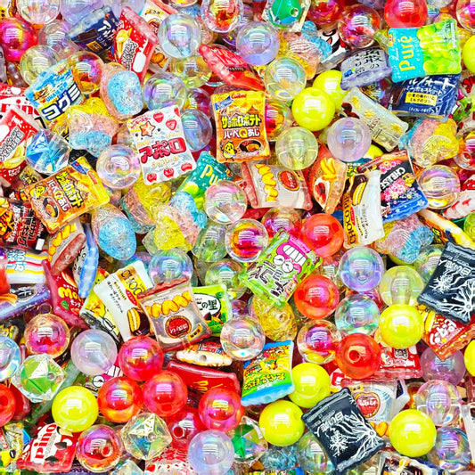 Acrylic beads - Snacks (for beadable pens, keychains, phone chains)