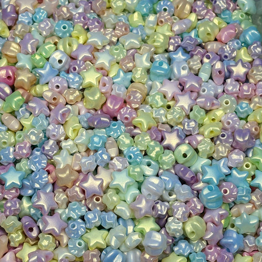 Acrylic beads -mini star Pearl spacer beads for beaded pen, keychains