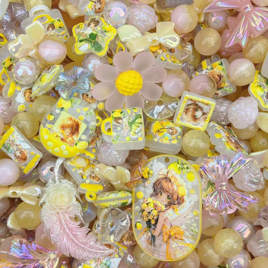 Acrylic Beads -Sakura (for beaded pen, keychains, phone chains)
