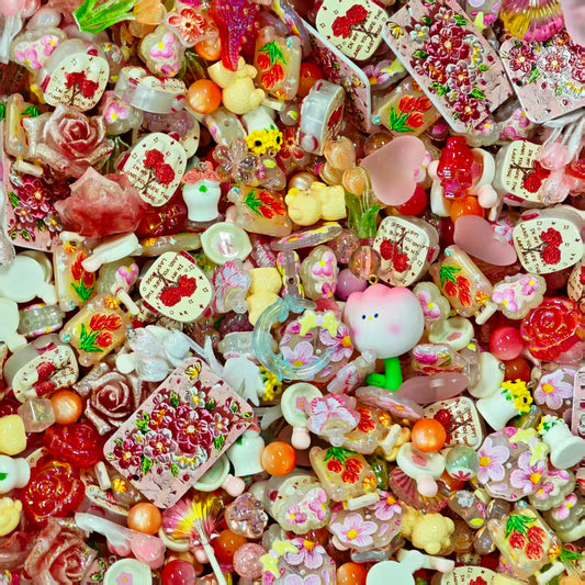 Acrylic Beads -Flower world (for beaded pen, keychains, phone chains)