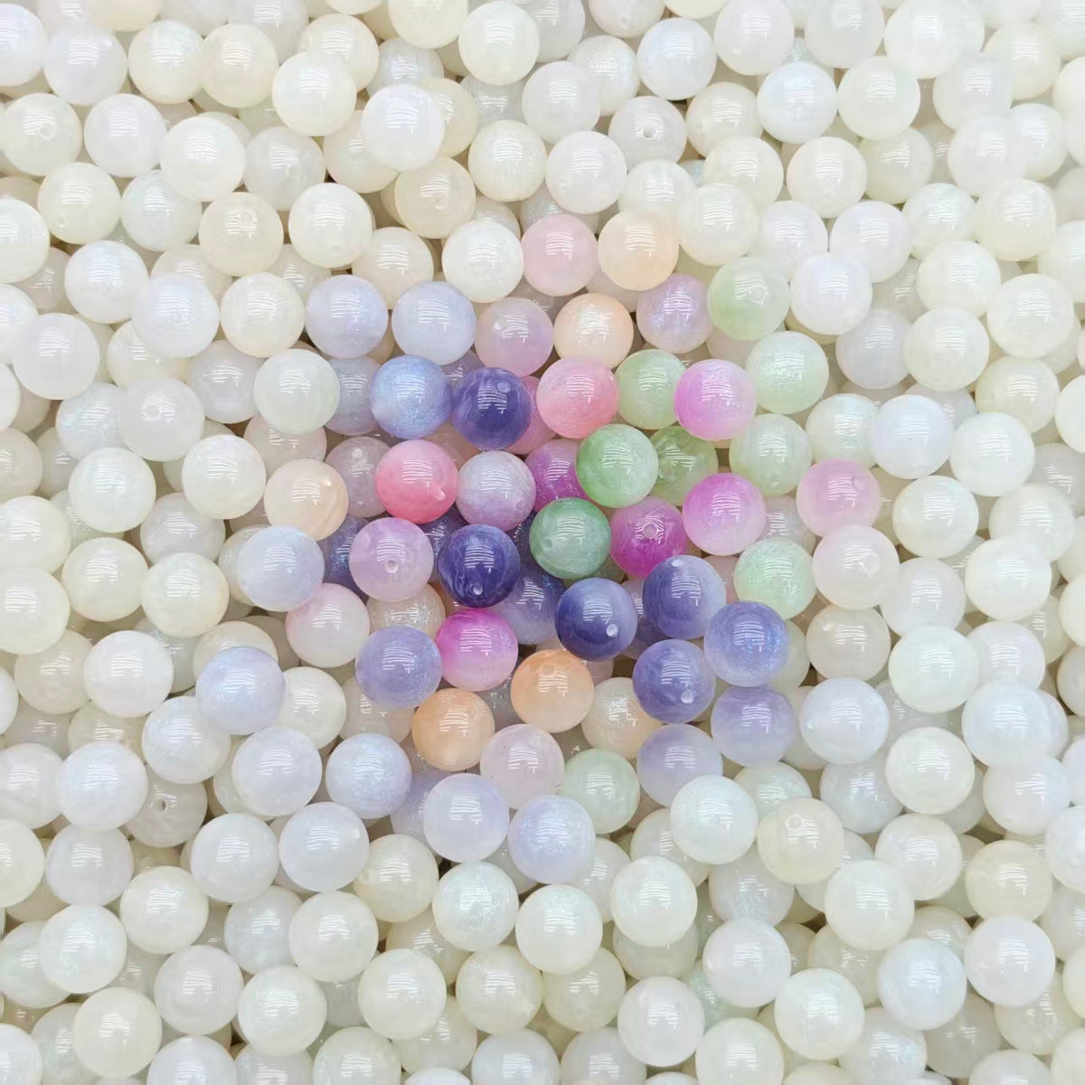 Resin beads - Color changing  (for beadable pens, keychains, phone chains)