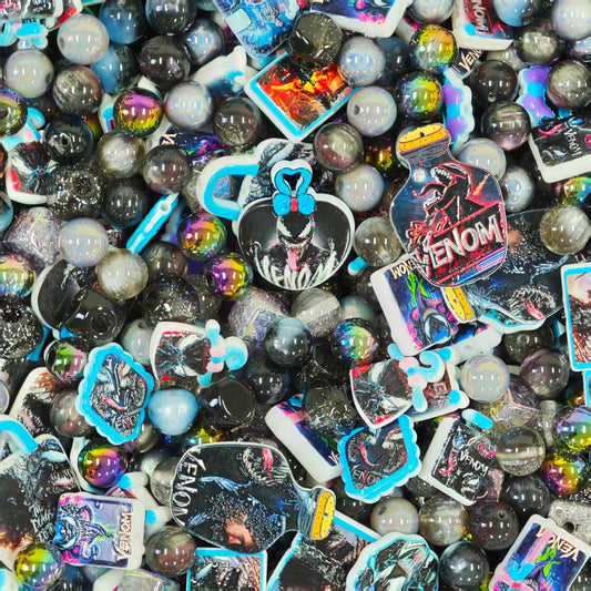 Acrylic Beads -Venom (for beaded pen, keychains, phone chains)