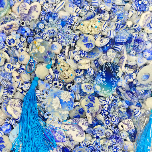Acrylic Beads -Chinese style 2.0 (for beaded pen, keychains, phone chains)