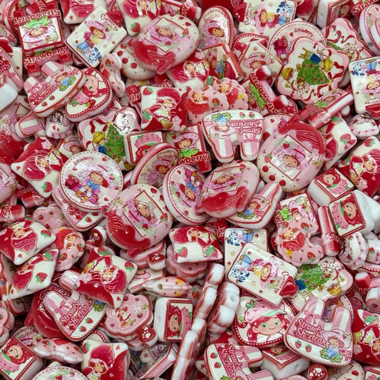 Acrylic beads-Strawberry Dream Collection (for beadable pens, keychains, phone chains)
