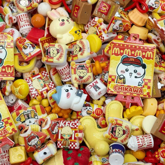 Acrylic beads-McDonald KFC (for beadable pens, keychains, phone chains)