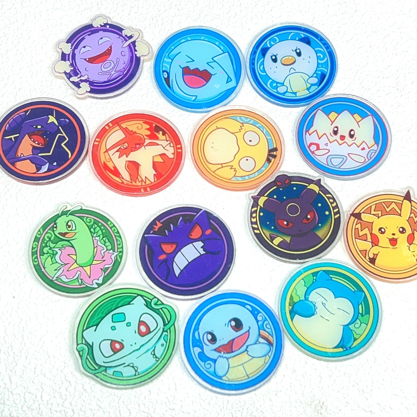 4cm Round Pokemon