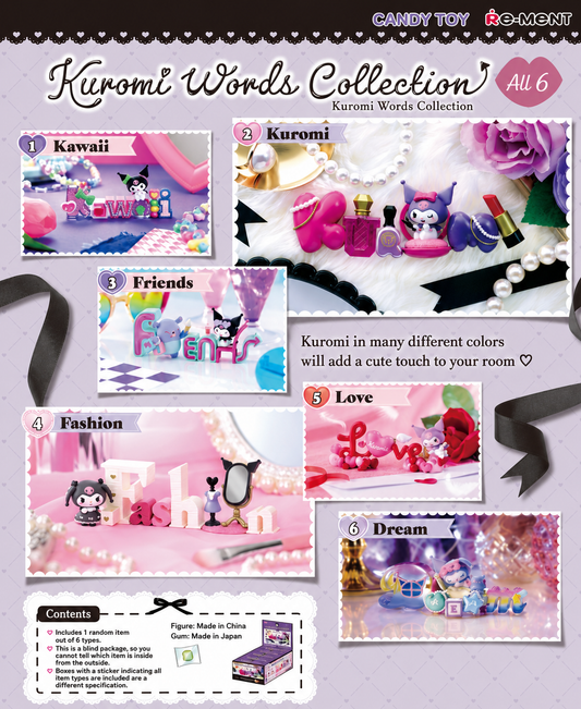 Blind Box-Kuromi Word Collection