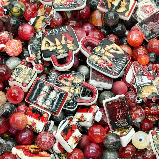Acrylic Beads - The Devil wears Prada(for beadable pens, keychains, phone chains)