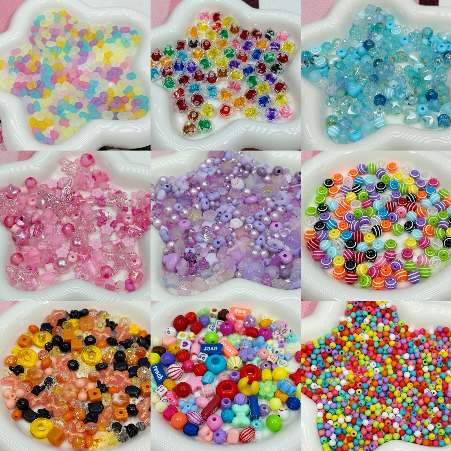 [BIG SALE] All Spacer Beads (50ml only $2)(very useful spacer, for keychains, bracelets, phone chains etc))