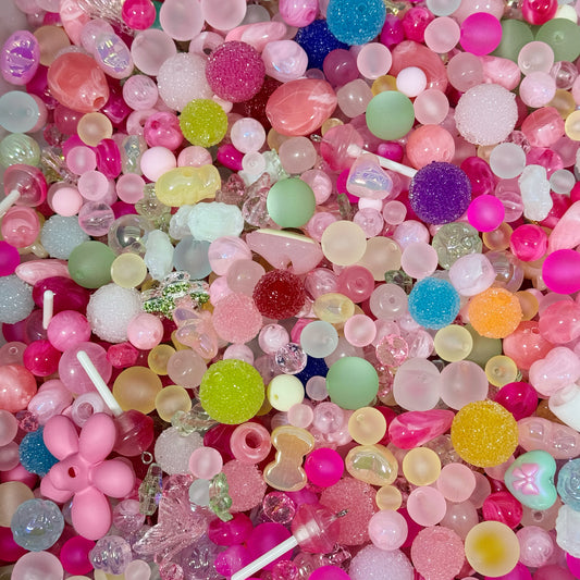 Acrylic beads- Gummy candy (for beadable pens, keychains, phone chains)