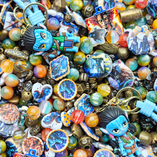 Acrylic beads-Avatar (for beadable pens, keychains, phone chains)