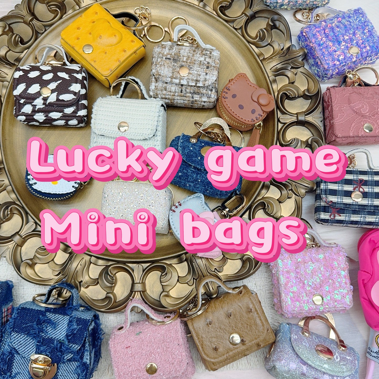Lucky game - Mini bags(for keychains, bag etc).