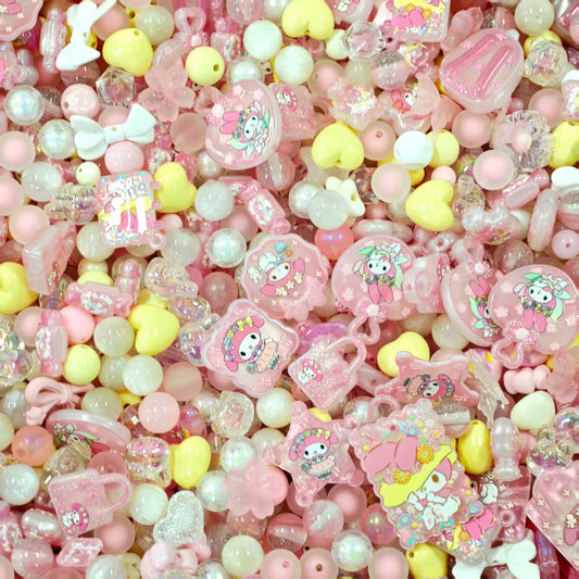 Acrylic beads - Melody (for beadable pens, keychains, phone chains)