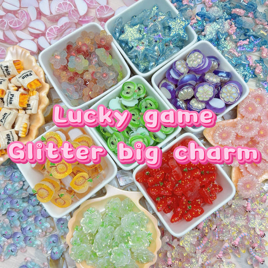 Lucky game-Glitter big charms