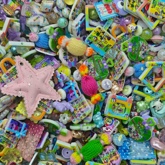Acrylic beads-Dandy’s world  (for beadable pens, keychains, phone chains)