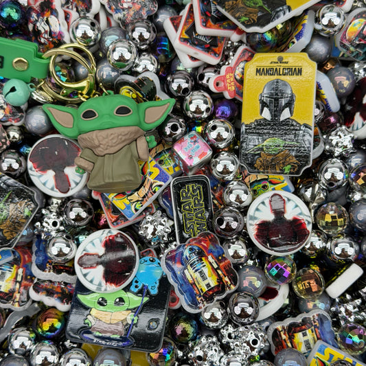 Acrylic Beads -StarWars (for beaded pen, keychains, phone chains)