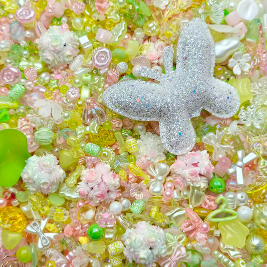 Acrylic Beads -Spring spacer beads  (for beadable pens, keychains, phone chains)