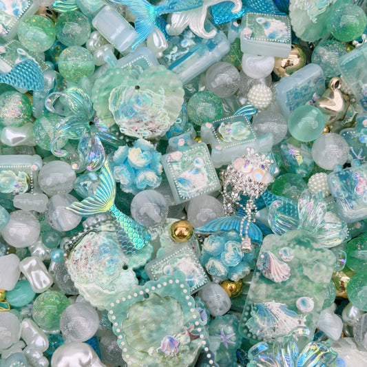 Acrylic Beads -Ocean(for beaded pen, keychains, phone chains)