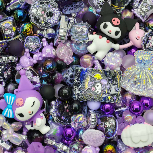 Acrylic beads-Kuku (for beadable pens, keychains, phone chains)