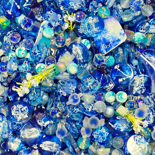 Acrylic Beads -Zodiac signs (for beaded pen, keychains, phone chains)