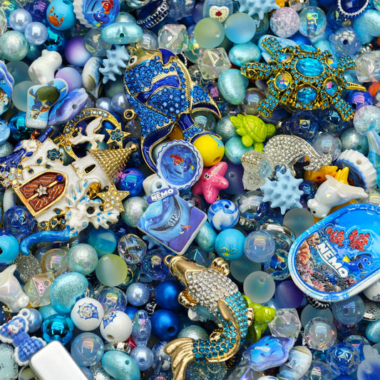 Acrylic beads- Finding Nemo(for beadable pens, keychains, phone chains)