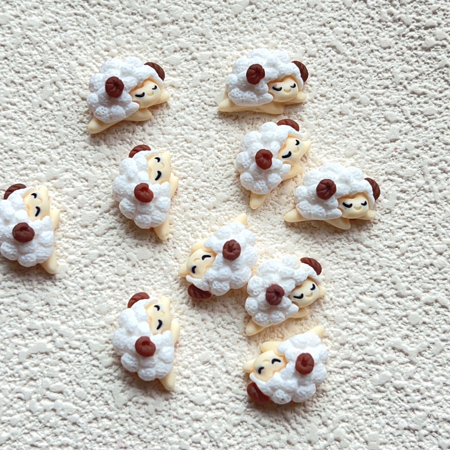 sheep nail charms