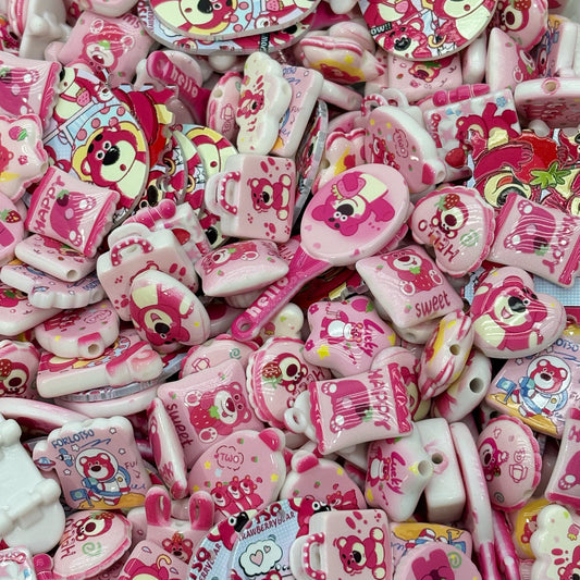 Acrylic Beads - Lotso (for beadable pens, keychains, phone chains)