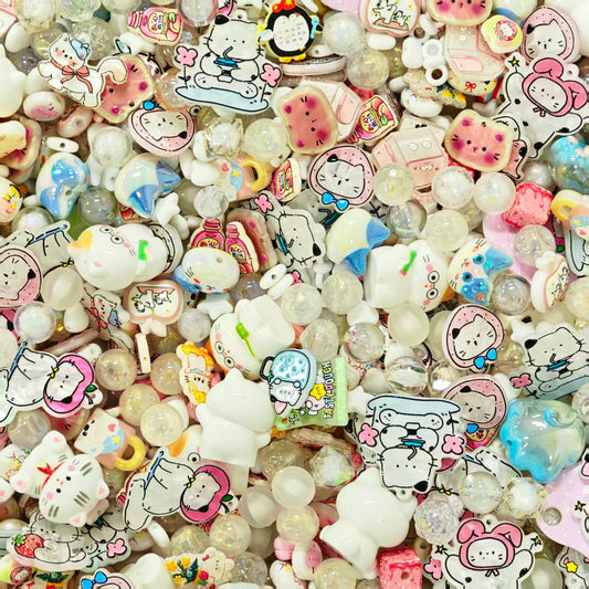 Acrylic beads - Little Kitten (for beadable pens, keychains, phone chains)
