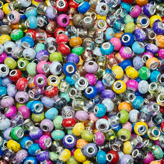 Acrylic Beads -Big hole beads(for beaded pen, keychains, phone chains)