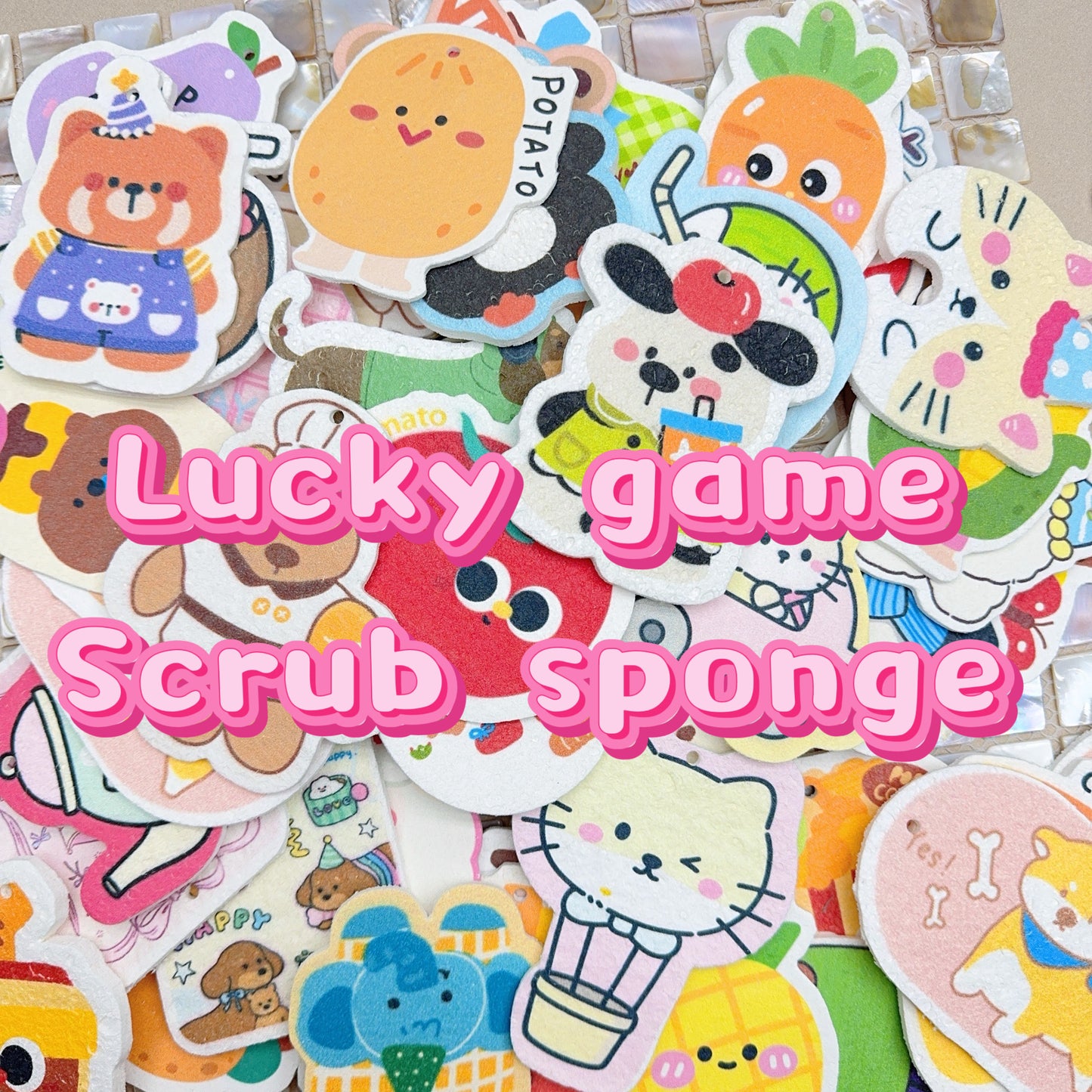 Lucky game - Scrub sponge