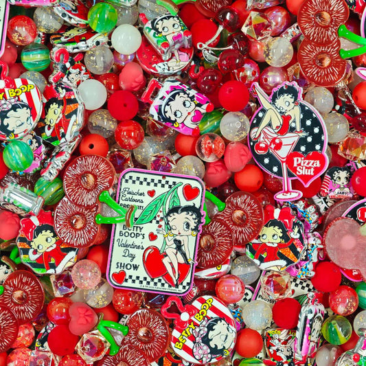 Acrylic beads - Betty (for beadable pens, keychains, phone chains)