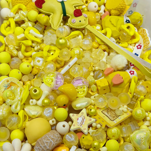 Acrylic beads- Sunshine mix(for beadable pens, keychains, phone chains