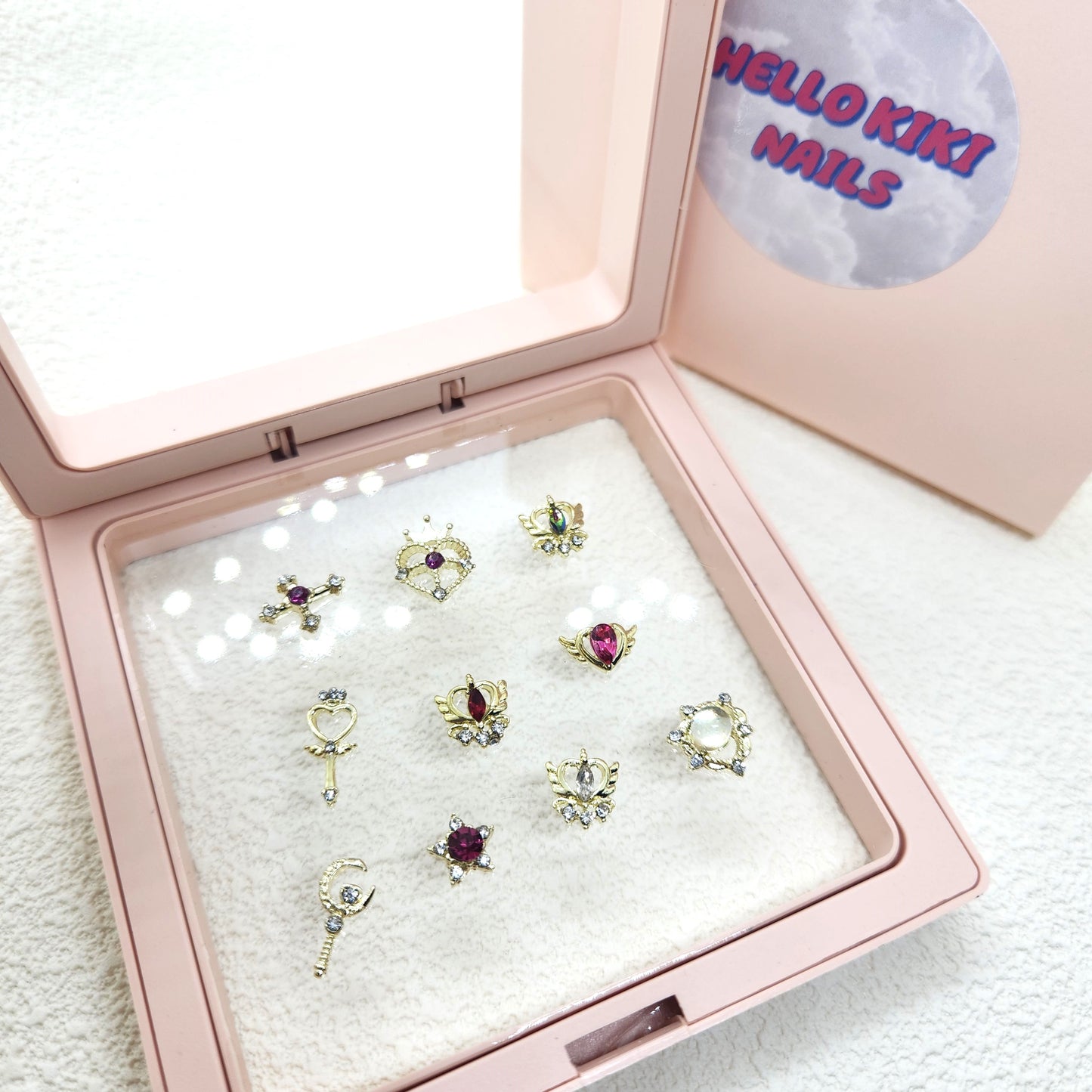 sailor moon zircon nail charms