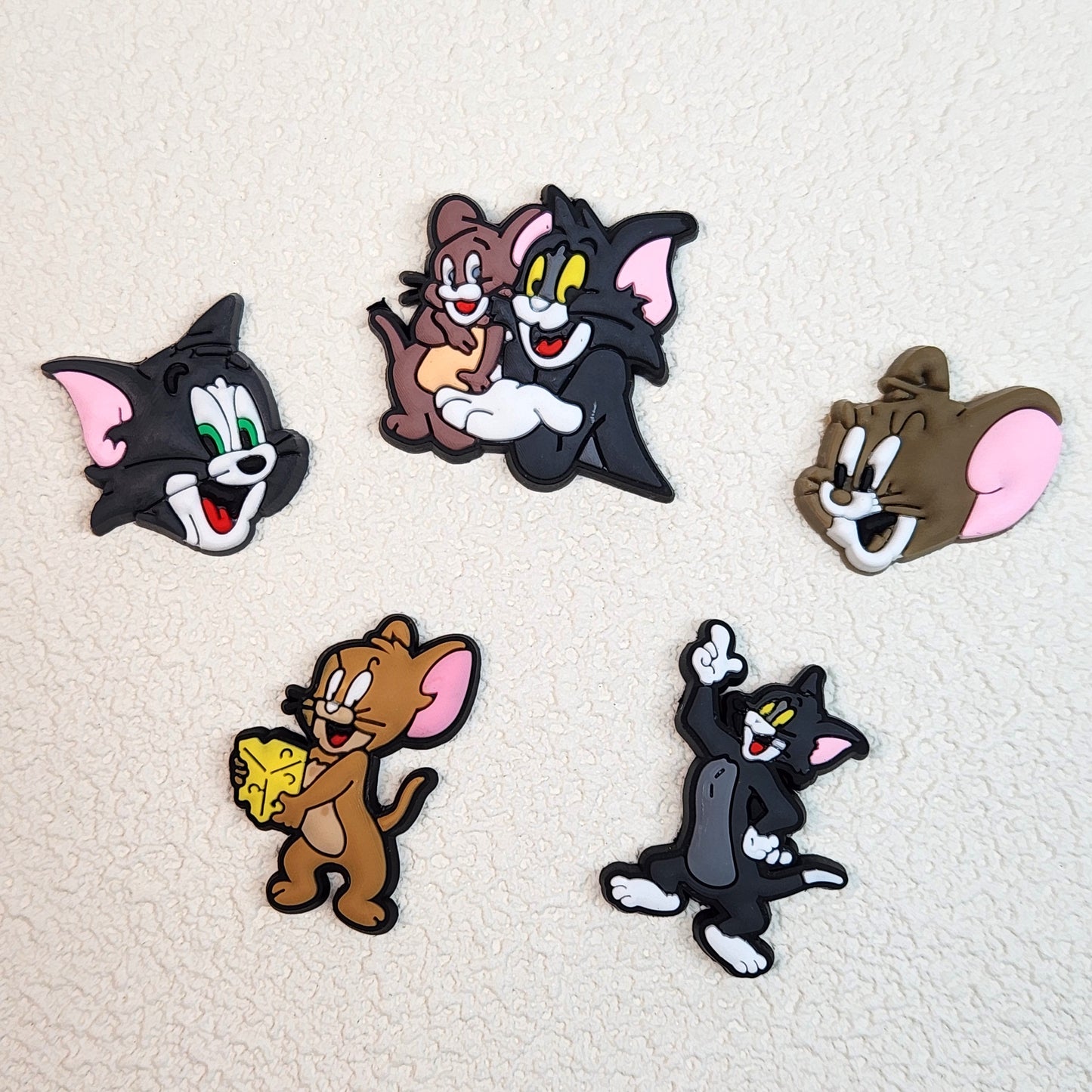 Tom und Jerry Soft Charms (5 Stück)